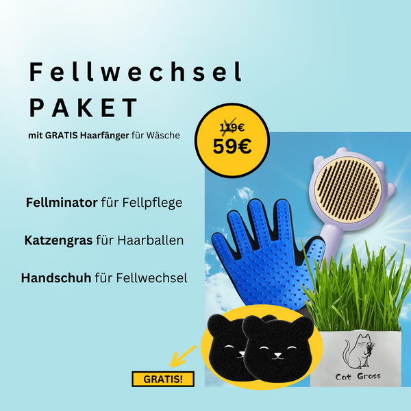 Fellwechsel-Paket - Fellwechsel leicht gemacht für deine Katze