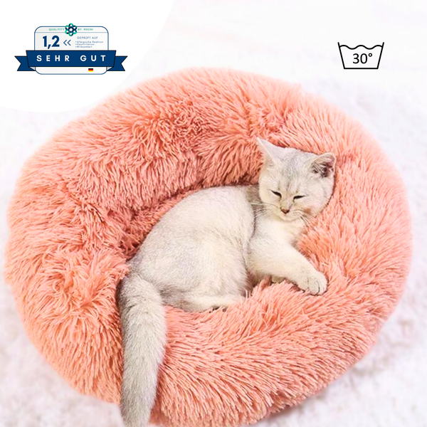 Flauschiges Katzenbett - Schnurrkissen® von KleineKatze™